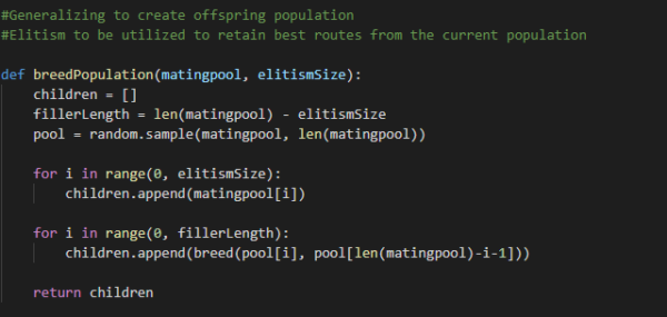 Using a Genetic Algorithm for Traveling Salesman Problem in Python ...