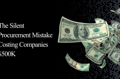 THE $500K LEAK IS YOUR PROCUREMENT DATA BLEEDING PROFIT