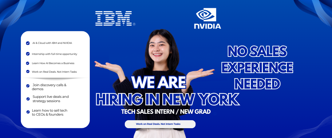 New York Tech Sales Intern New Grad