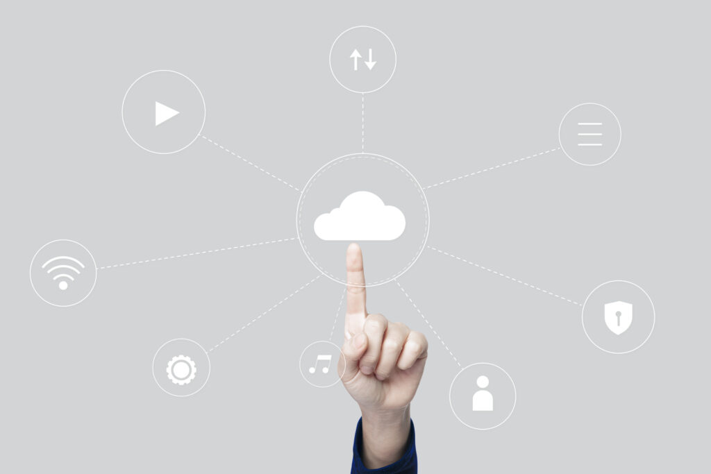 cloud file sharing banner background