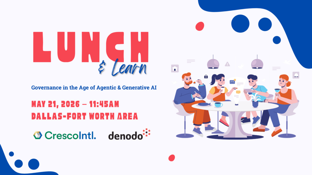 Lunch and Learn , Dallas- 21st May